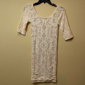 Off White Bodycon Dress